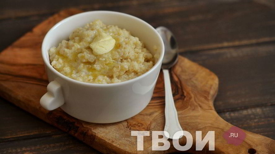 Рецепт пшеничной каши на молоке