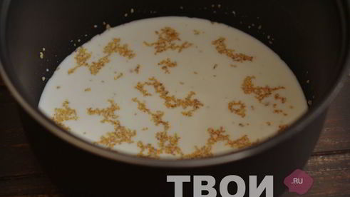 пшеничная каша на молоке