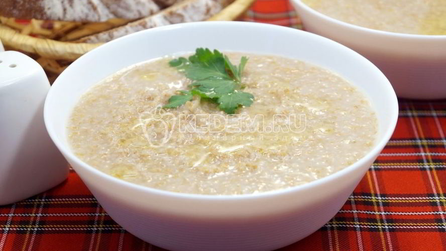 Рецепт пшеничной каши на воде полтавская