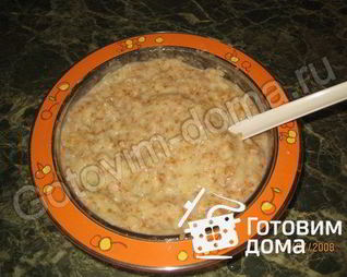 Пшеничная каша с яблоком