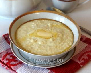 Пшенная каша с творогом