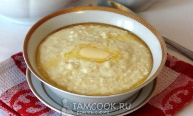 Пшенная каша с творогом