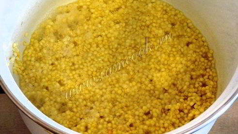 пшенная каша с творогом