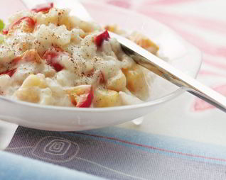 Рисовая каша с яблоками