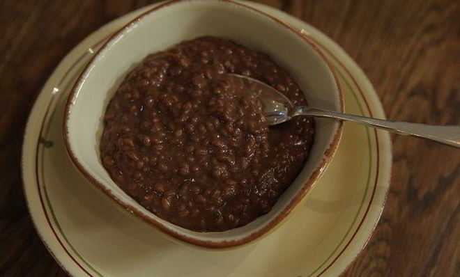 Шоколадная рисовая каша