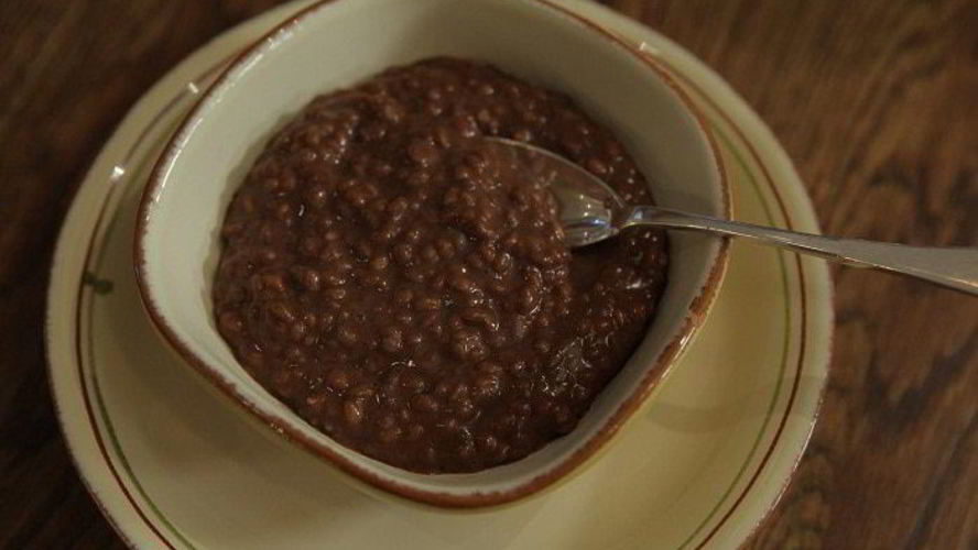 Рецепт шоколадной рисовой каши