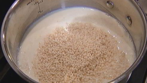 шоколадная рисовая каша