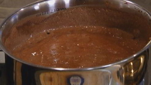 шоколадная рисовая каша