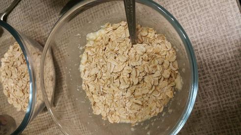 запеченная овсяночка