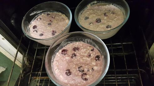 запеченная овсяночка