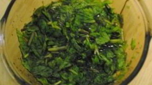 ананас с мятным сиропом