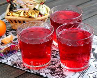 Чай каркаде с имбирем