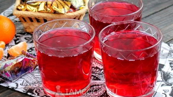 Рецепт Чая каркаде с имбирем