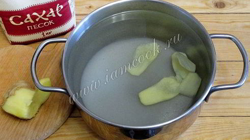 чай каркаде с имбирем