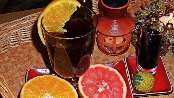 Рецепт Чая пуэр с цитрусами и бальзамом