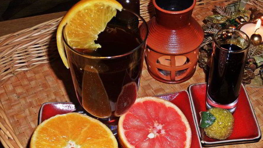 Рецепт чая пуэр с цитрусами и бальзамом