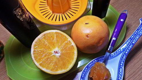 чай пуэр с цитрусами и бальзамом