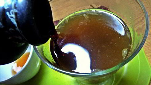 чай пуэр с цитрусами и бальзамом