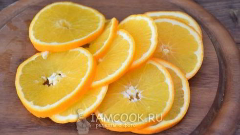 чай с апельсином и корицей