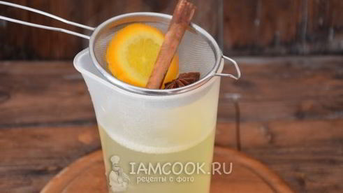 чай с апельсином и корицей