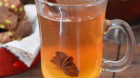 чай с апельсином и корицей