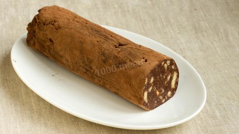 чайная колбаса из печенья