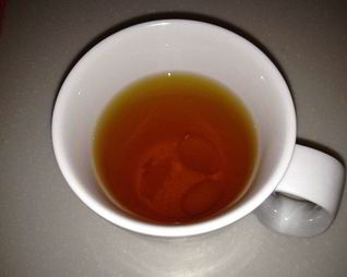 Черный чай с шафраном и кумкватом