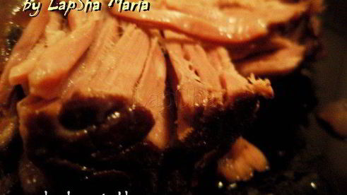 говядина тушенная с овощами