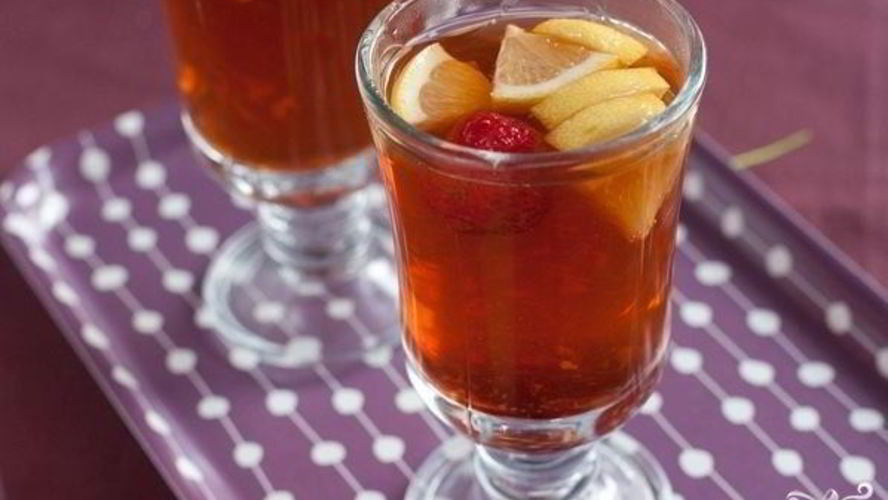 Рецепт имбирного чая с клубникой