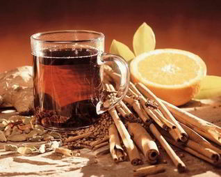 Имбирный чай с корицей