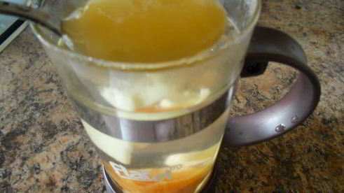 имбирный чай с курагой