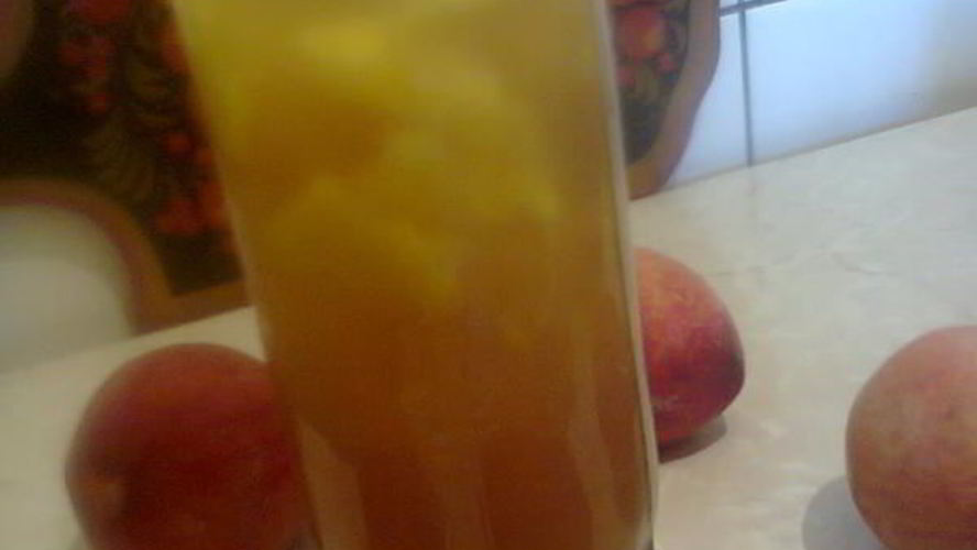 Рецепт холодного чая с персиком