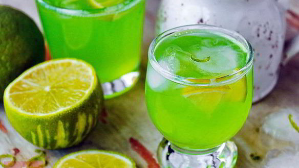 Рецепт Холодного мятно-лаймовый чай с имбирем
