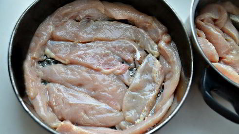 куриные грудки, запеченные с грибами роза чайная