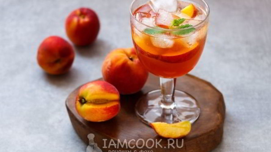 Рецепт персикового чая