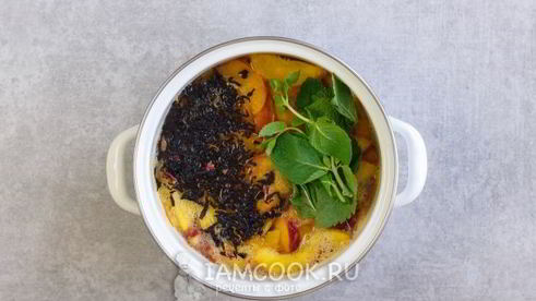 персиковый чай