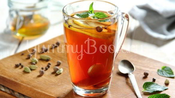 Рецепт Согревающего мятного чая с пряностями