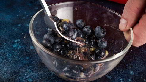 зеленый чай с голубикой