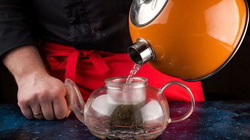 зеленый чай с голубикой