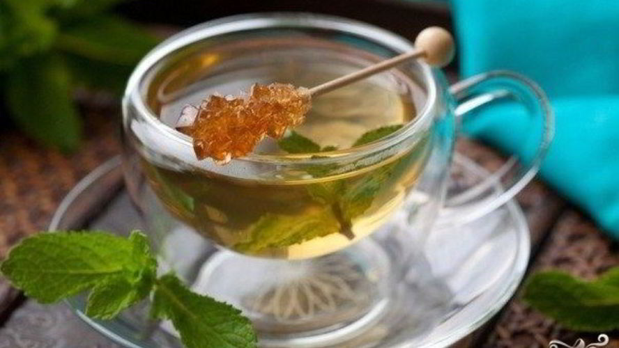 Рецепт зеленого чая с корицей и мятой