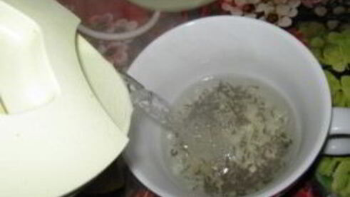 зеленый чай с медом