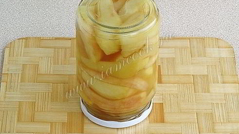 груши дольками в медовом сиропе