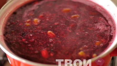 кисель из замороженных ягод