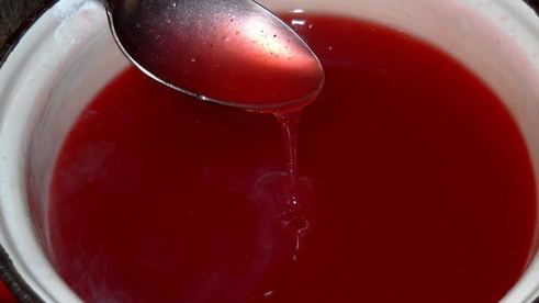 клюквенный кисель