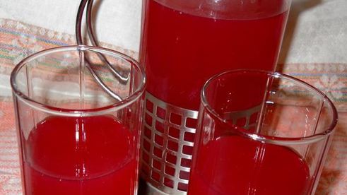 клюквенный кисель