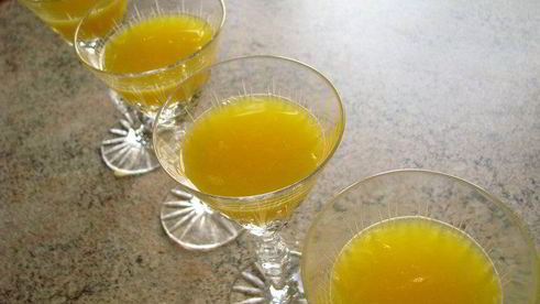 апельсиновый капучино