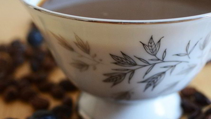 Рецепт черничного кофе