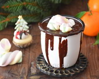 Горячий шоколад с кофе