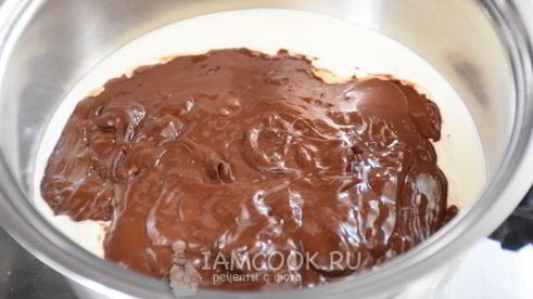 горячий шоколад с кофе