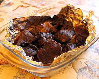 Говядина, запеченная в кофе